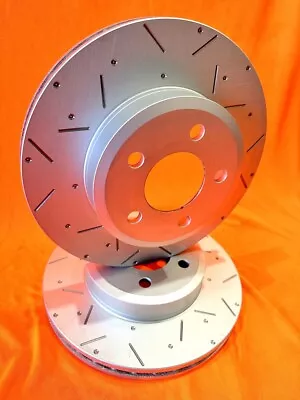 DIMPLED & SLOTTED REAR Disc Rotors PAIR Fits NISSAN NX Coupe B13 2.0L DOHC 91-94 • $224.84