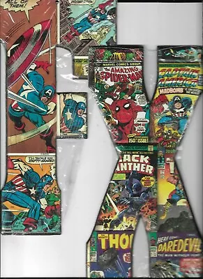 $12.95 • Buy New Lot Of 6 Open Road Brand Metal Sign Letters. 4 Marvel & 2 D.c. Golden Silver