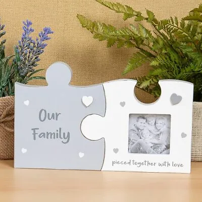 £13.99 • Buy Shudehill Jigsaw Photo Frame - Mum Dad Friends Family Sister Nan Daughter Dog