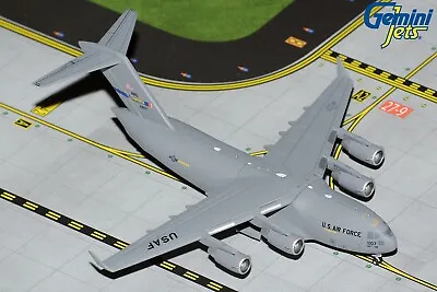 USAF Boeing C-17 02-1107 Charlotte ANG Gemini Jets GMUSA137 Scale 1:400 • $43.96