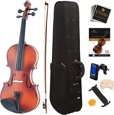 Mendini By Cecilio Violin 1/2 MV300 Satin Antique With Accessories • $49.99