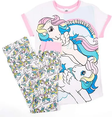 Womens My Little Pony Pyjama Set Ladies Pajamas Size 8 10 12 14 16 18 20 22 • £15.99