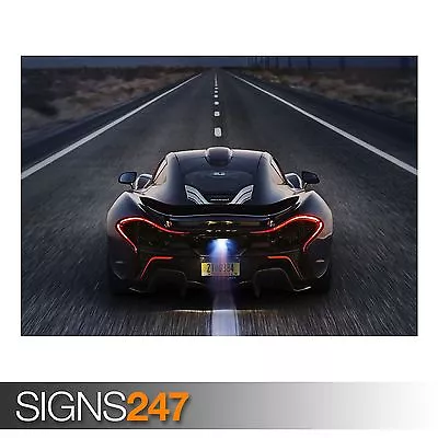 MCLAREN P1 (AA285) CAR POSTER - Photo Picture Poster Print Art A0 A1 A2 A3 A4 • £8.95