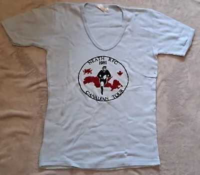 Neath Rfc Rugby Club Tour Of Canada 1981 T Shirt 38/40  Vintage & Original • £12.99