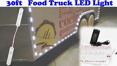 30ft Food Truck LED Light Kit Concession Vending Cart Kiosk With UL Power Supply • $66.99