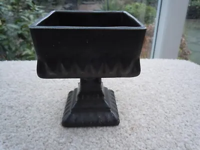 Vintage Dicker Candle Holder Pot Pottery Pewter Fashioned Terracotta 10cm Tall • £9.50