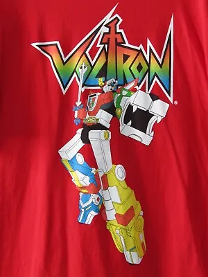 Voltron Defender Of The Universe 1980’s Cartoon Cotton T-Shirt Size XXL NWOT • $18.95