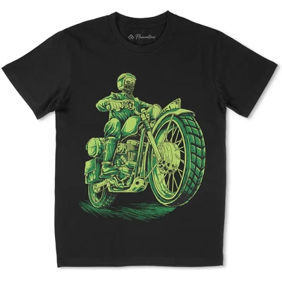 £11.99 • Buy Cafe Racer T-Shirt Motorcycles Garage Full Speed Oil Custom Engine Race D016