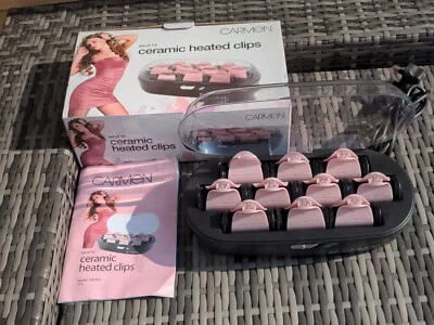 £10 • Buy Carmen Ceramic Heated Clips-Set Of 10