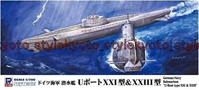 PIT-ROAD 1/700 German Navy Submarines U-Boat Type XXI&XXIII Kit 20266 JPN IMPORT • £38.45