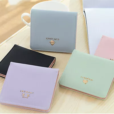 $7.99 • Buy Women Wallet Leather Cute Credit Card Holder Small Clutch Coin Mini Bifold Purse