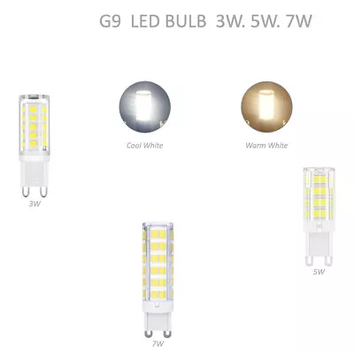 G9 LED Light Bulbs 3W|5W|7W Cool&Warm White AC 220V Replacement For G9 Halogen • £15.65