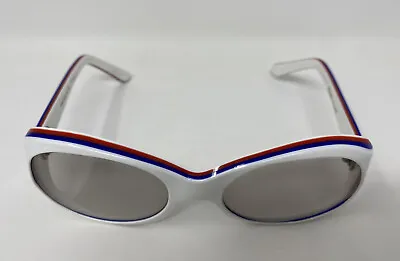 Outstanding! Showstopper! Vintage Ski Sunglasses Retro France Red White Blue  • $150