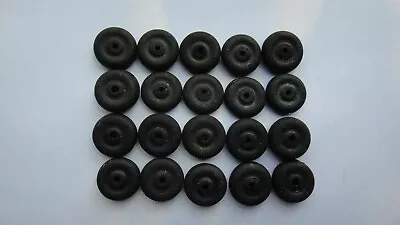 Lot Of (20) 1/2  Original Black Manoil/tootsietoy Rubber Tires • $12.50