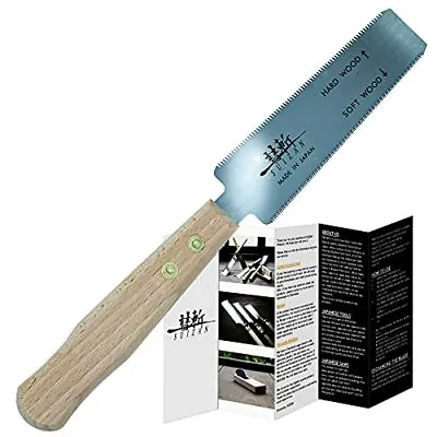 Suizan Japanese Flush Cut Trim Hand Saw 120mm Pull Saw For Hardwood Softwood • £24.44