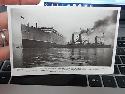 £107.99 • Buy Cunard Aquitania   Launch 1913    Clydebank  Postcard   Used  1913  