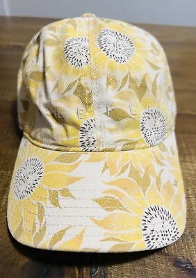 O'Neill Yellow White Flower Pattern Women's Movement Hat • $14.99