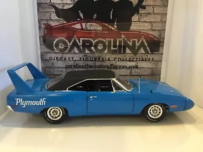 1:18 Ertl 1970 Plymouth Superbird Blue On Black Rare # 656 • $99.99
