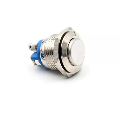 Metal Push Button Switch Momentary Stainless Steel Waterproof Round 16mm 19mm  • $1.99