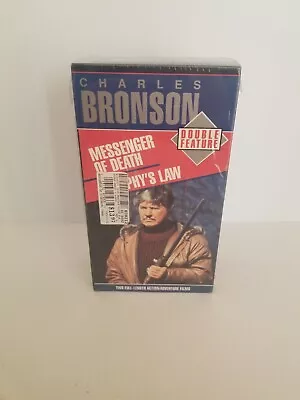 Charles Bronson Double Feature VHS Messenger Of Death/Murphy's Law New Sealed • $3.36