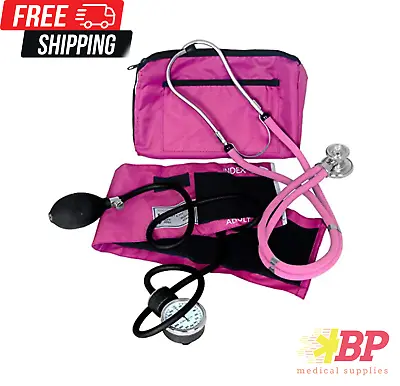 Dixie EMS Blood Pressure And Sprague Stethoscope Kit - Pink • $17.95