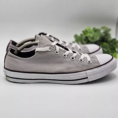 Converse All Star Chuck Taylor Sneakers Women's Size 10 Gray Plaid Double Tongue • £23.99