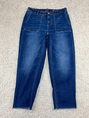 J Jill Jeans Womens 16 Tall 16T Blue Denim High Rise Straight Leg • $15.52