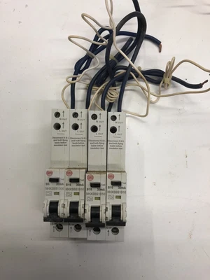 £19.99 • Buy Wylex X4 NHX 16 / 6 Amp RCBO Breaker 6KA Type B 30mA RCD Job Lot As Pic Working