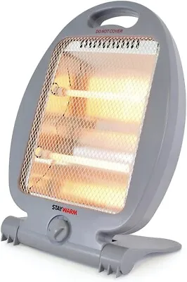 Halogen Electric Heater Premium Portable Quartz Instant Heat Home Office 800W • £12.96