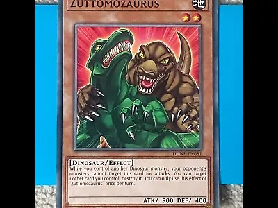 Yugioh! TCG ZUTTOMOZAURUS DUNE-EN081 1st Edition Common • £0.99