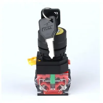 22mm The Key Rotary Switch LA36-20Y Knob/Selector Switch 2/3 Positions Momentary • $8.60