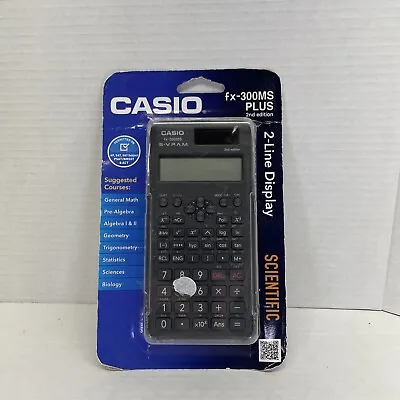 Casio FX-300MS Plus Scientific Calculator 2 Line Display Multi Use Brand New !! • $33.72