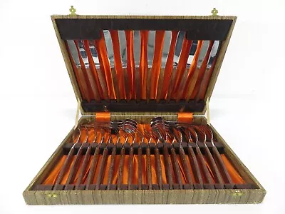 Holland - Dutch - Canteen Of Cutlery - Vintage Mid Century - 1960s - 36 Piece • £49.99