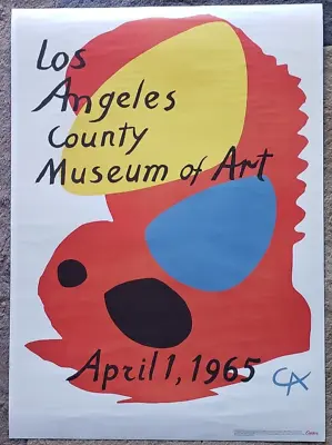 Alexander Calder Collectible Los Angeles County Museum Of Art 2013 Poster LACMA  • $75