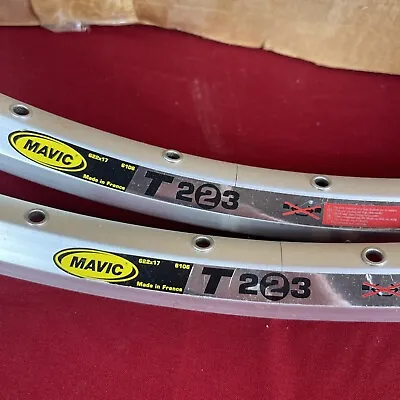 MAVIC (T223) Touring Rims 622x17 NOS - Made In France - 700C • $129.99