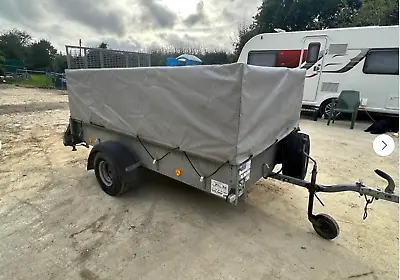 Ifor Williams P8e 8x4 Mesh Cage Sides 750kg Trailer With Ramp And Cover • £1995