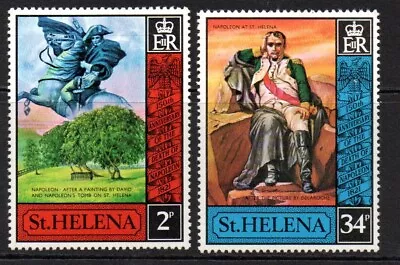 St Helena  Stamps 1971 SG 279-280 Death Anniv Of Napoleon Unmounted Mint MNH • £3