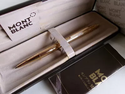 Montblanc Noblesse Mechanical Pencil Gold Plated 0.5mm Lead • $149.99