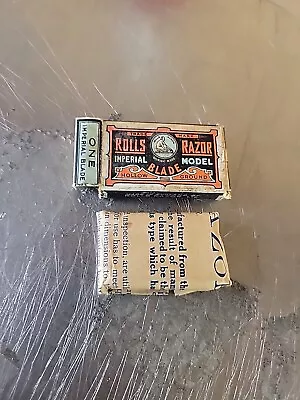 Rolls Razor Blade Imperial Model Replacement Blade New Old Stock NOS • $14.99