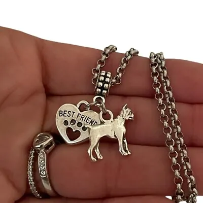 $28.99 • Buy Personalized Boston Terrier Dog Charm Bracelet Necklace Jewelry Gifts For Women 
