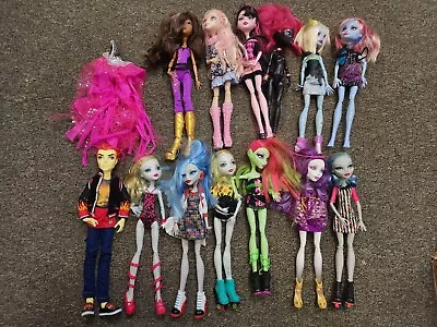 Lot Mattel Monster High Doll Abbey Bominable & Heath Burns + More • $125