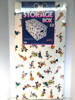 Vintage Whitney Productions MICKEY MOUSE & FRIENDS Storage Box 24  X 13  X 11  • $32