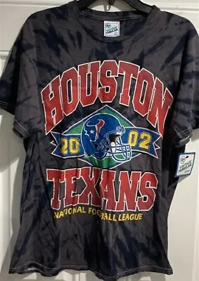 Houston Texans Vintage Football NFL Tie Dye Brickhouse Men's Tee Shirt Size XL • $18.95
