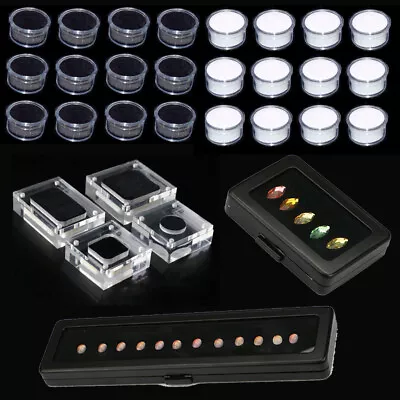 Loose Diamond Display Case Jewelry Storage Box  Gem Holder Container Organizer* • $8.59