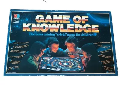 Vintage Game Of Knowledge Board Game 1986 MB Games • £9.99