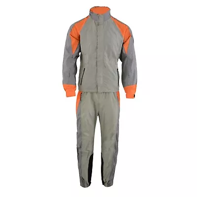 Milwaukee Performance  Men's Gray And Orange Water Resistant Rain Suit*SH2346SGO • $49.99