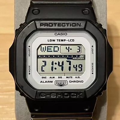 Casio G-Shock GLS-5600CL-1 G-Lide Low Temp Resist Nylon Band Digital Watch 5600 • $84.99