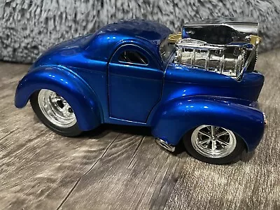 Blue 41 Willys Coupe Gasser Pro Street Rod Muscle Machines 1:24 • $30