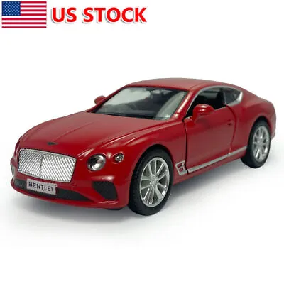 1:36 Red Bentley Continental GT Model Car Diecast Toy Vehicle Xmas Gift US STOCK • $12.99