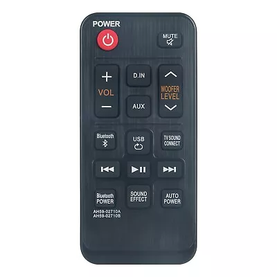 AH59-02710A AH59-02710B Infrared Remote Control For Samsung HW-J250 HW-J250/ZA • £9.72